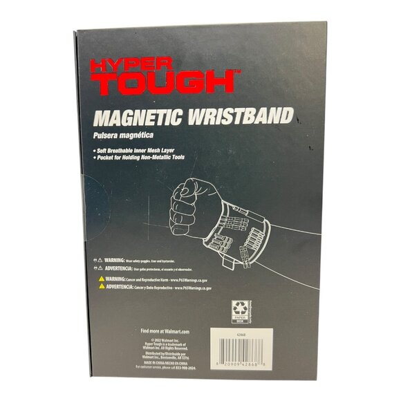 Hyper Tough Magnetic Wristband With Tool Pocket & Breathable Mesh NEW Sealed Pac - Picture 5 of 5